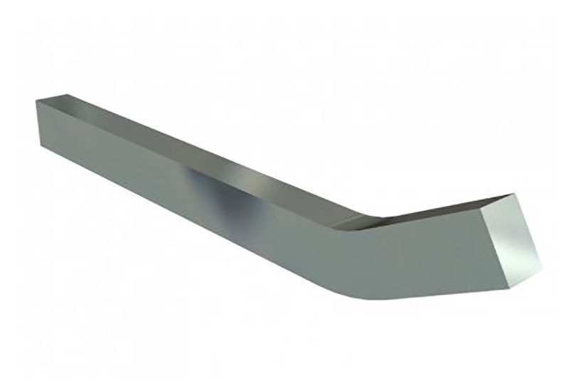 Bükülmüş anahtar çinko kaplamalı 9,53x6,35x96 mm