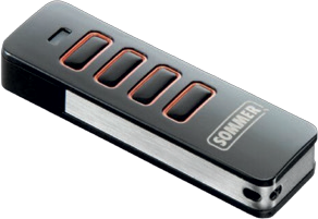 Pearl 4-command remote control