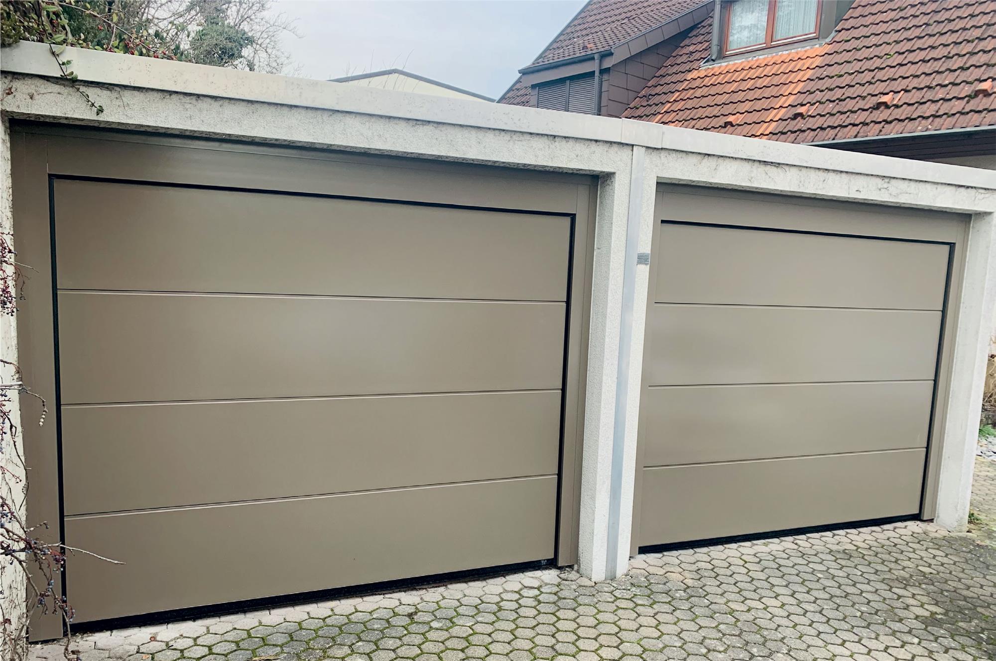 Prefabricated garage gates